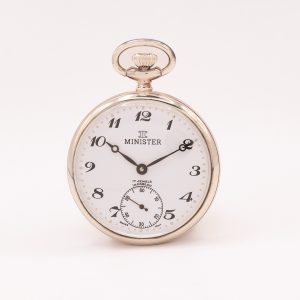 Reloj Mecánico De Bolsillo de Plata 9110-1