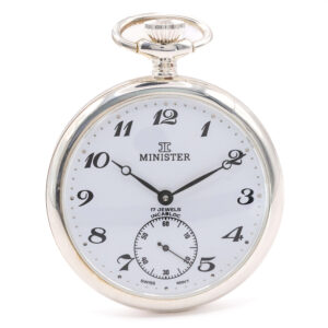 Reloj de Bolsillo de Plata Ley 9124